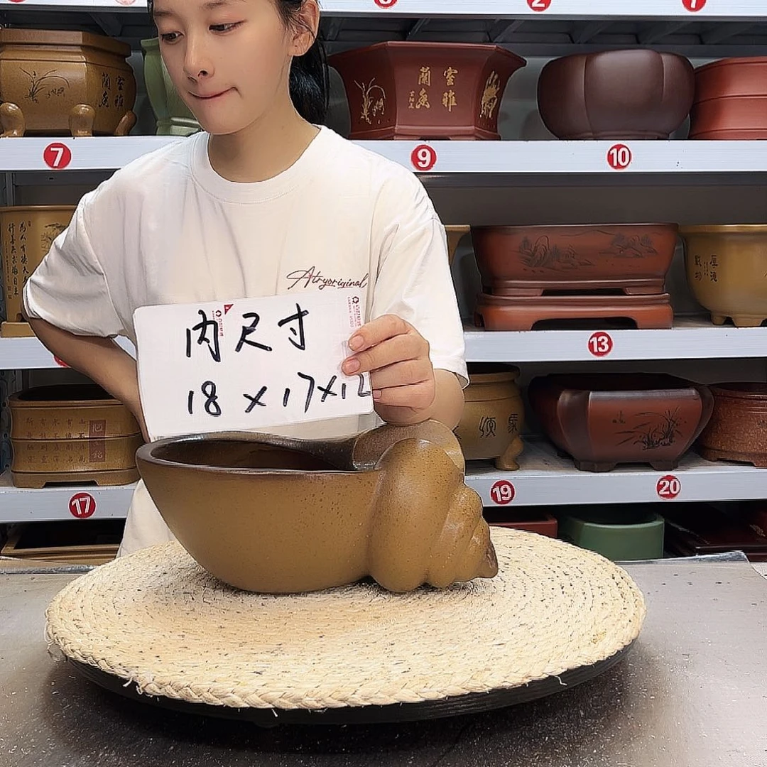 紫砂花盆紫砂花盆