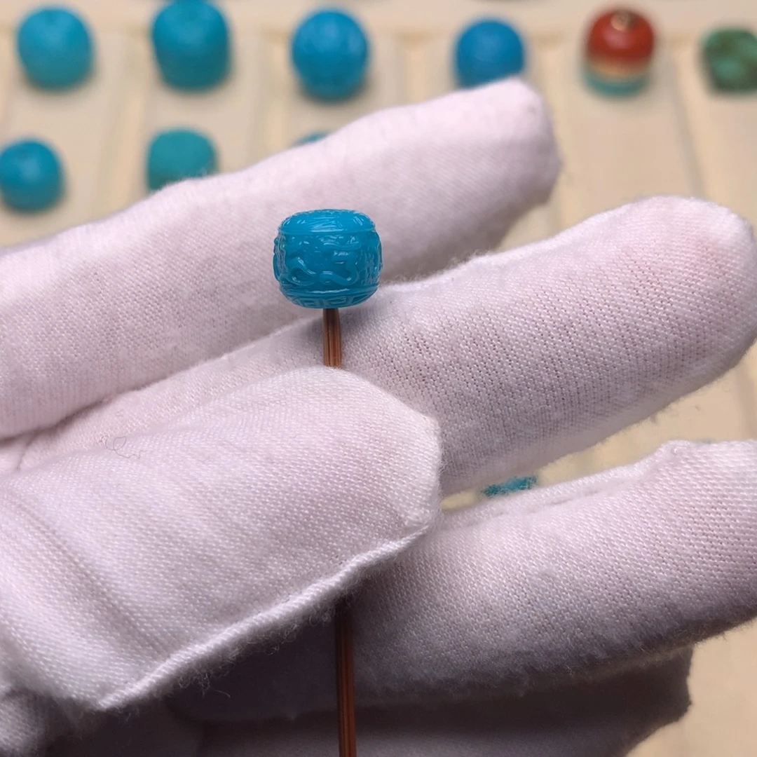 绿松石未镶嵌绿松石六字9.3