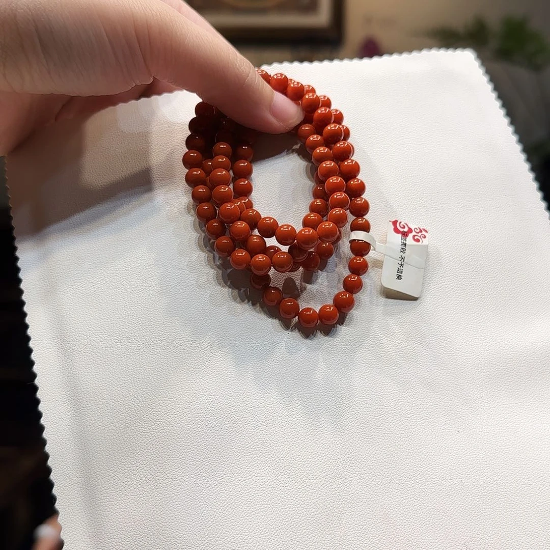 南红玛瑙未镶嵌手串南红108