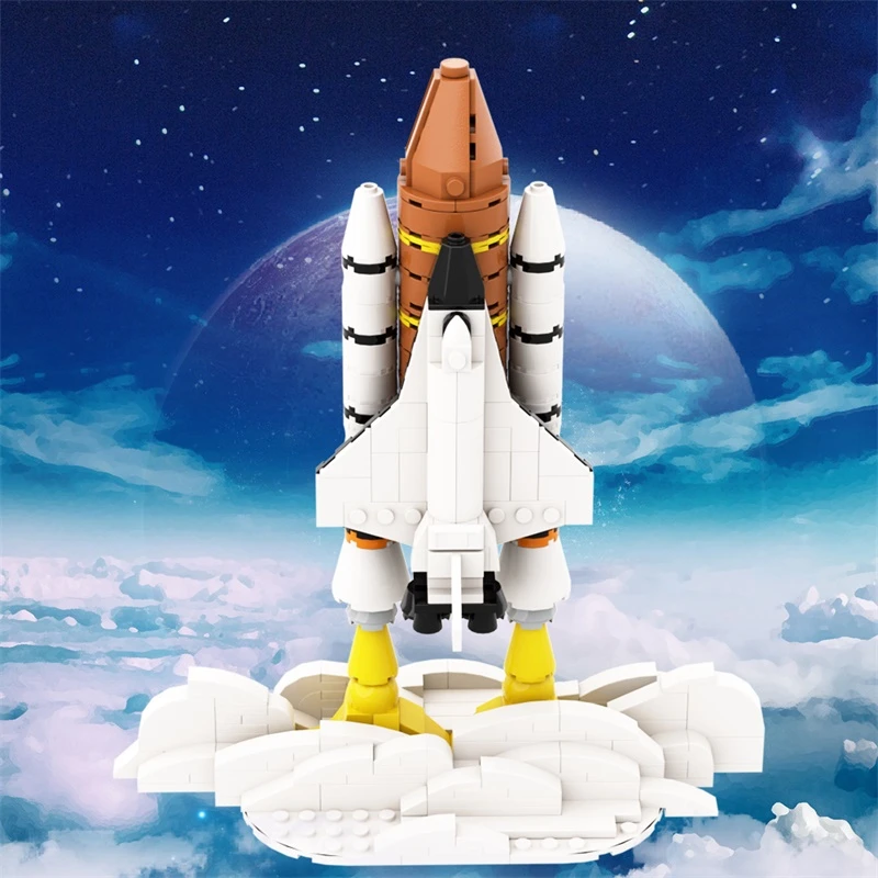 航天飞机积木玩具太空宇宙飞船系列高砖零件高德斯拼装组装模型