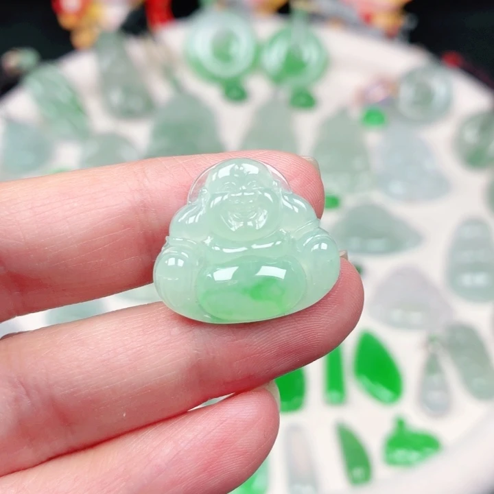 颈饰未镶嵌翡翠缅甸天然A货翡翠