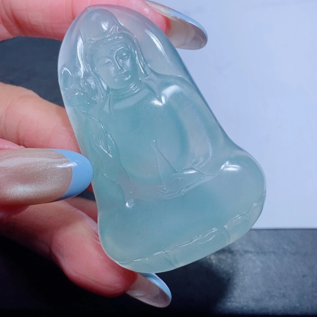 小***(定制翡翠未镶嵌定制翡翠毛货挂件