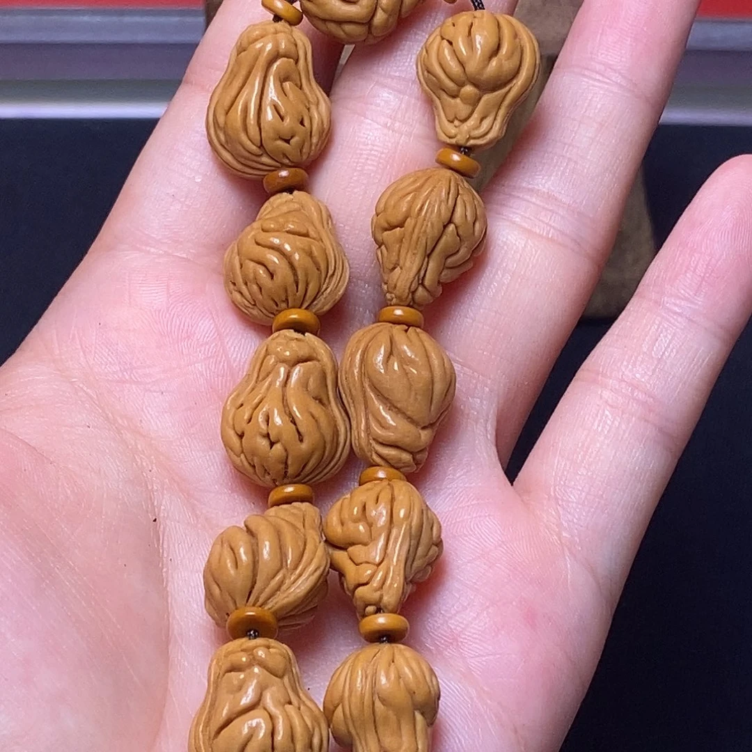 吊坠桃核秦岭龙纹桃核1