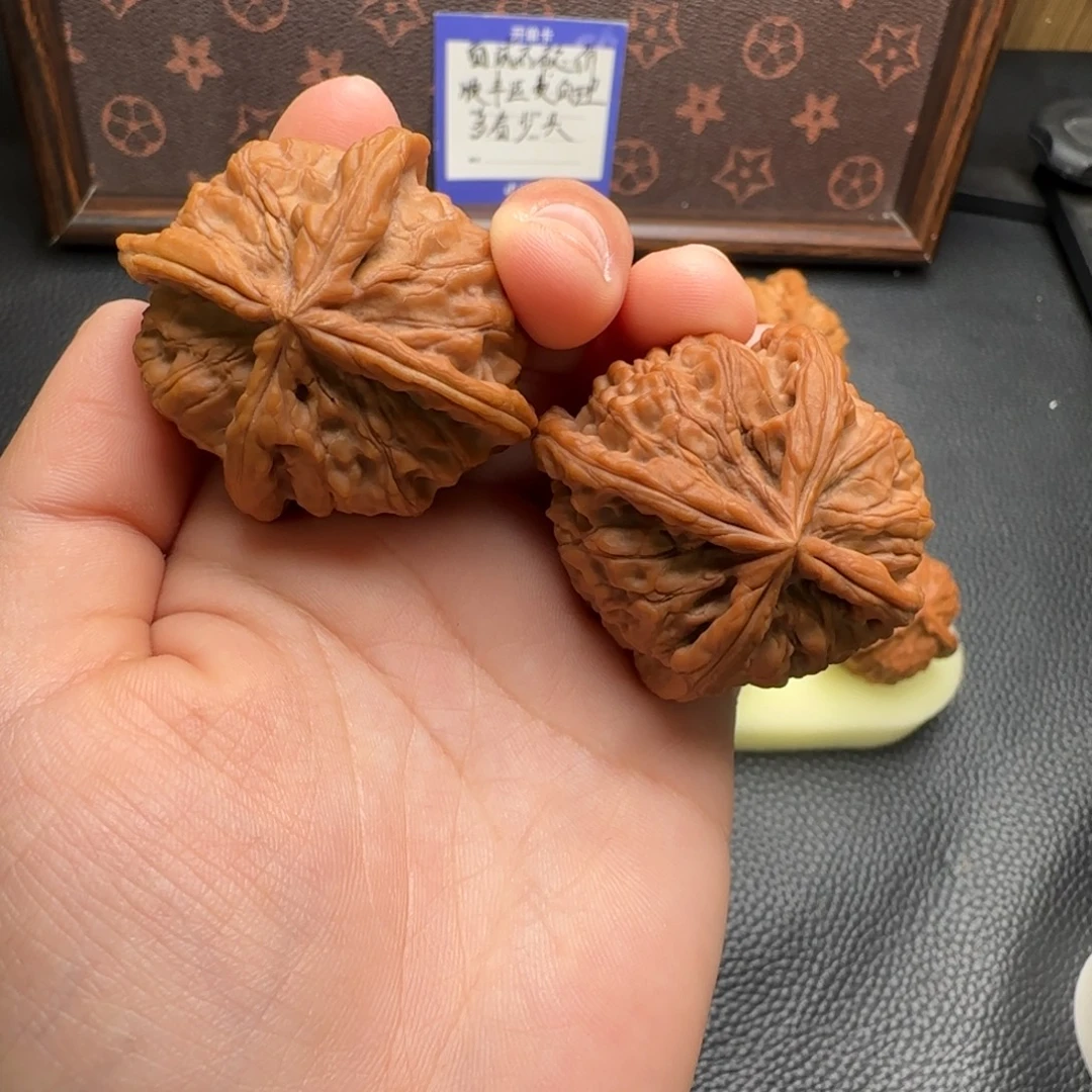 把件文玩核桃玉玺四棱 44尺寸