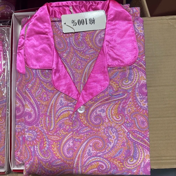 百货3354 腰果花睡衣 m码 女120斤