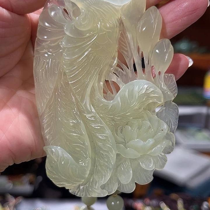 未镶嵌岫玉毛衣链
