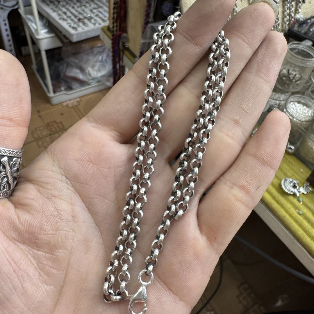 吊坠925银 小郑家纯银手工簪刻配件
