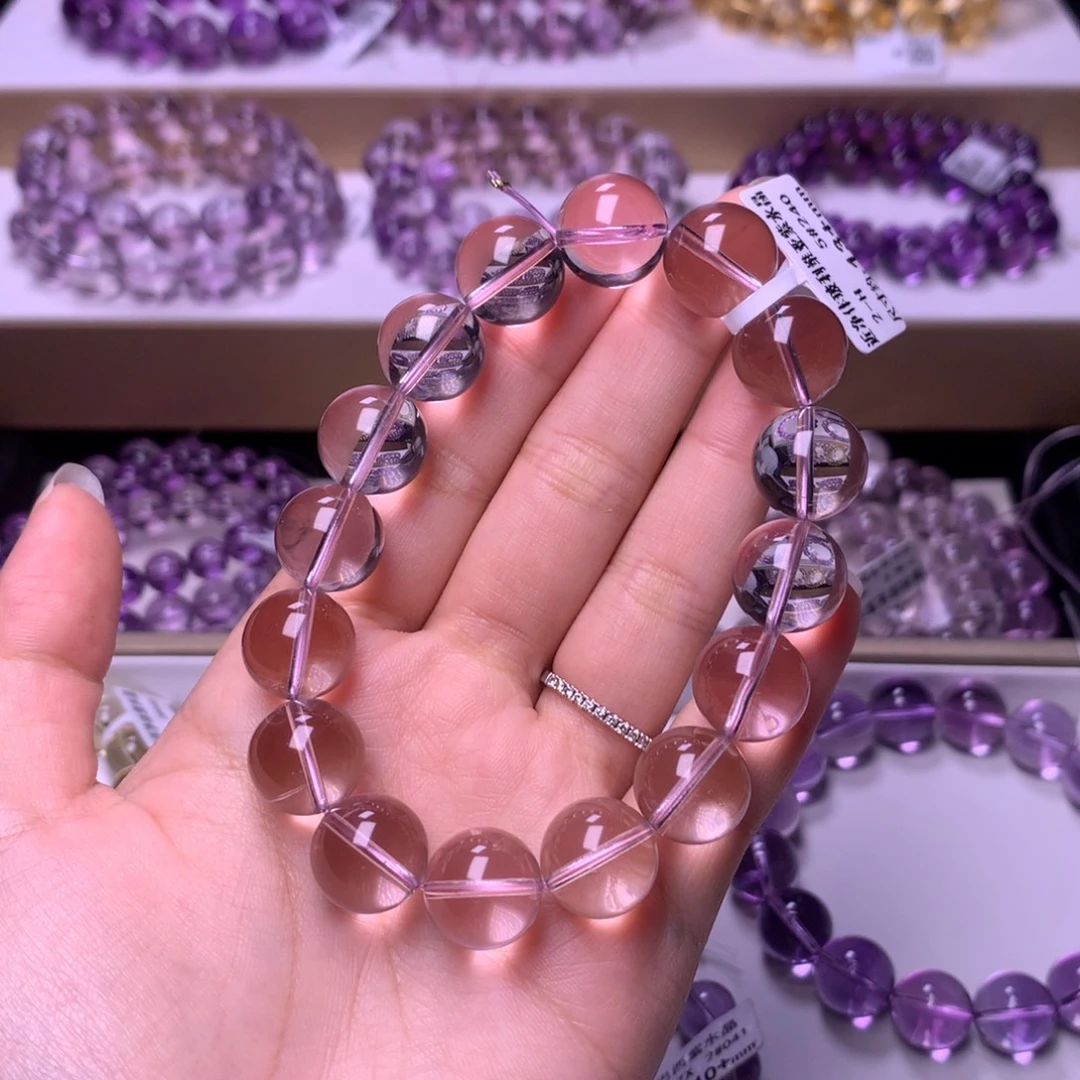 紫晶未镶嵌手链灯泡玻利维亚