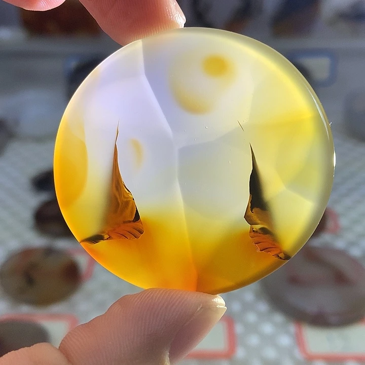 玛瑙/玉髓合金颈饰