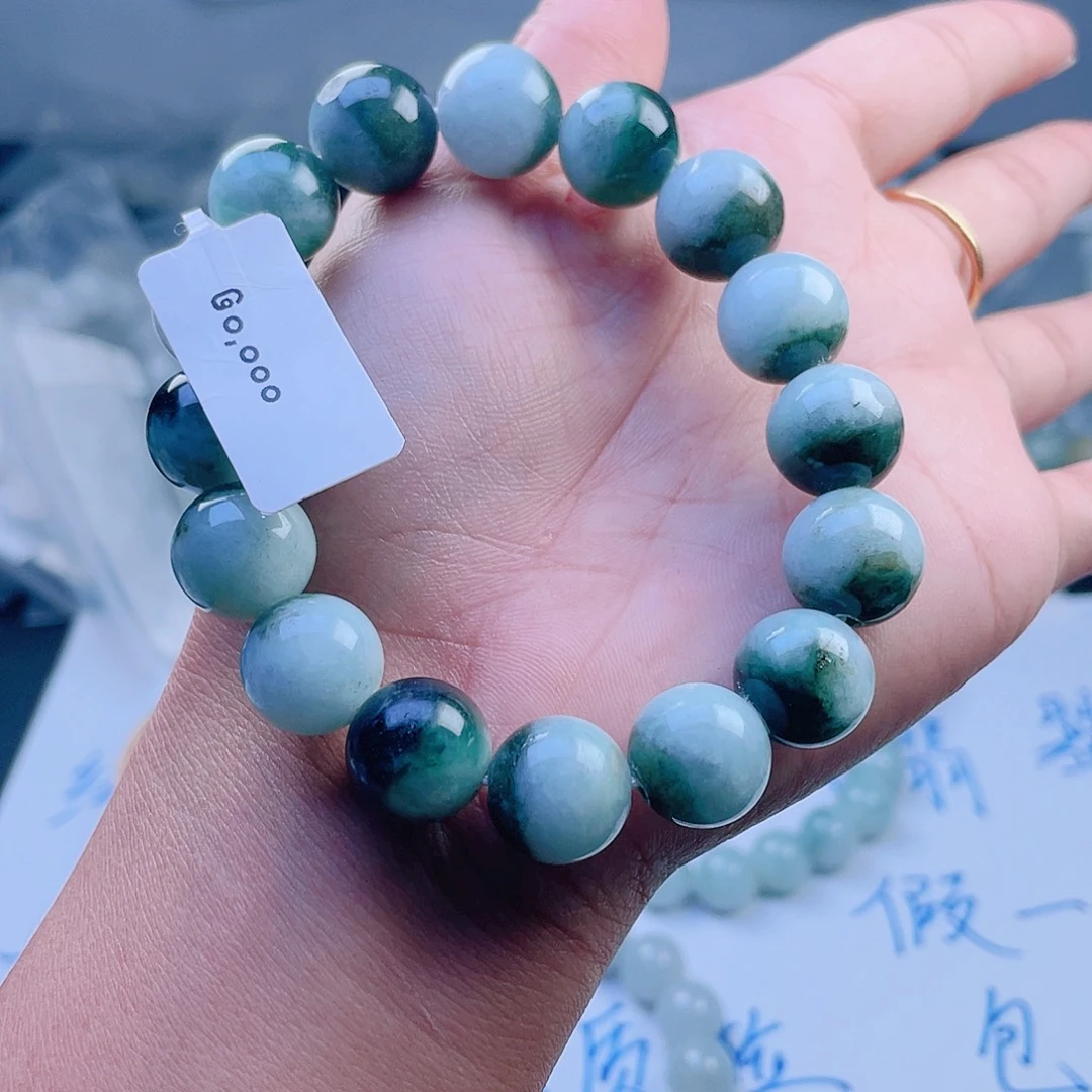 未镶嵌定制翡翠珠串