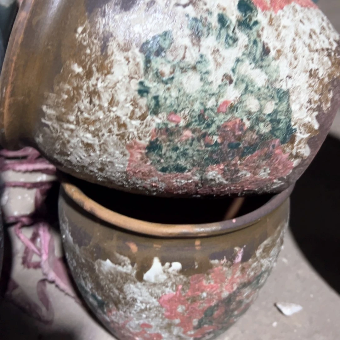 红陶瑕疵20-20两个