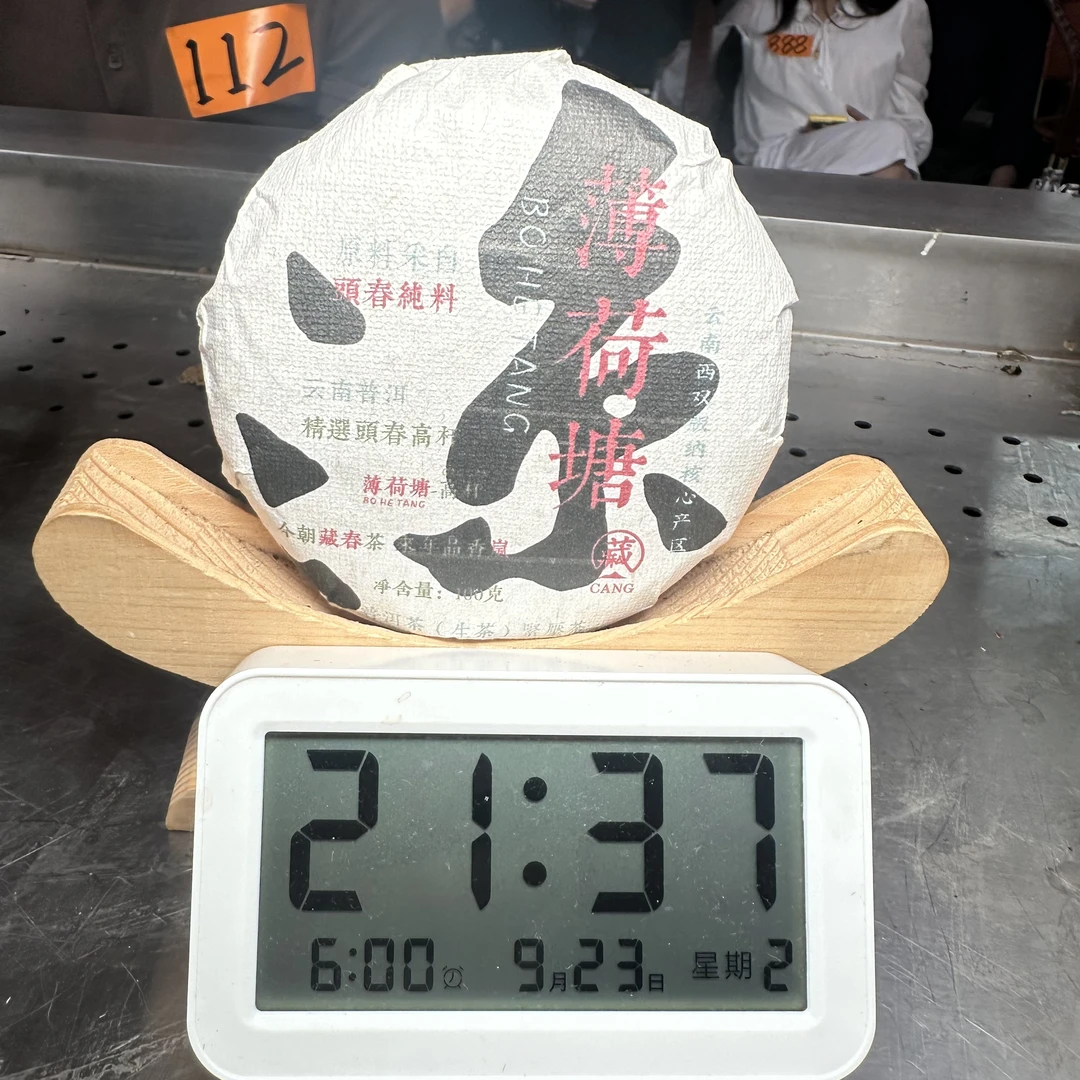 【112号】2023年清凉薄荷生茶100g（9月23号）Z