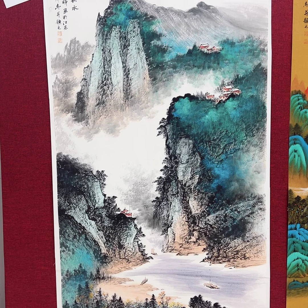 国画鲁**号国画作品展览等