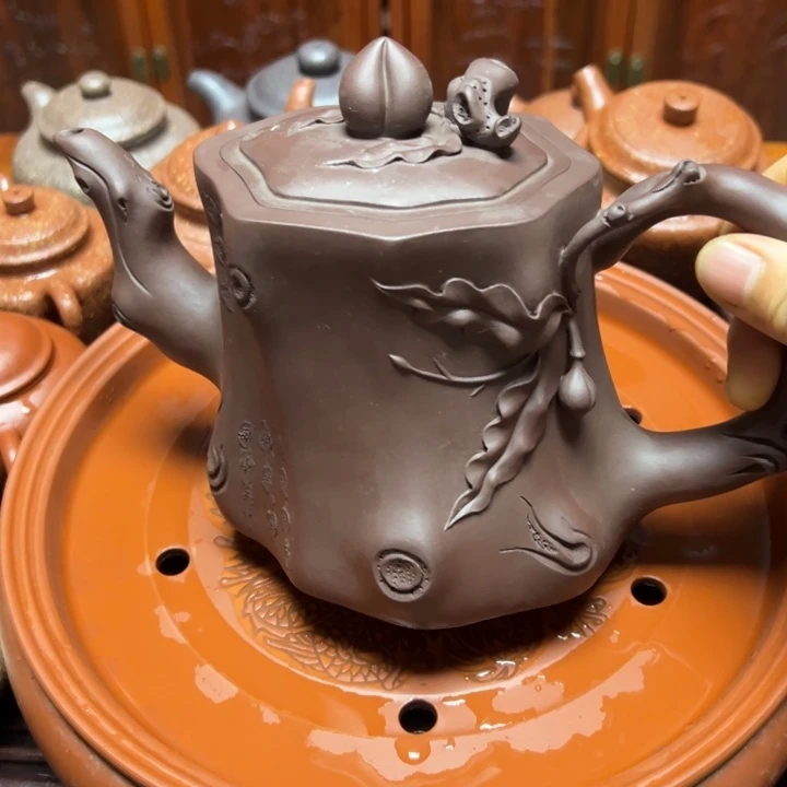 茶壶紫砂慎*宜兴原矿紫泥