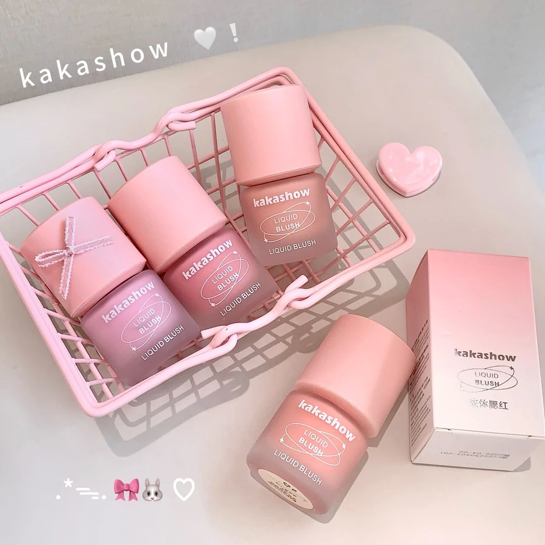 氧气自然液体腮红13g元气少女奶油乳液质地裸妆日常妆容欧若风