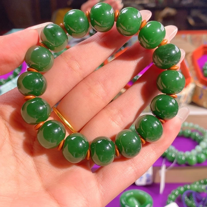 未镶嵌手串和田玉（碧玉）