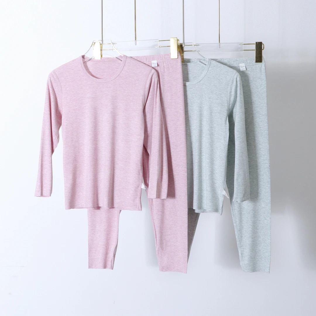 【妮妮珂珂】雅赛尔儿童薄款家居服套装简约秋衣秋裤休闲空调服