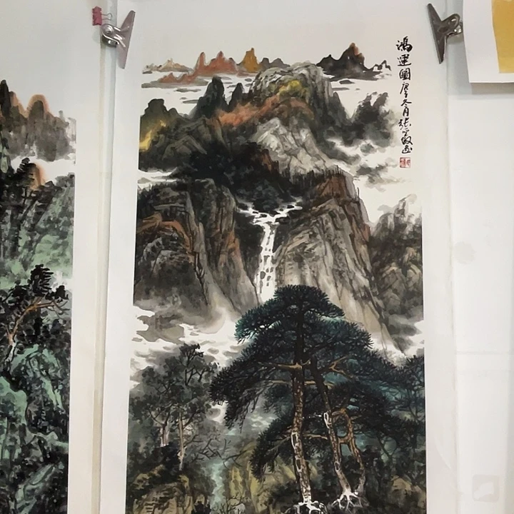 国画张圣敏先生纯手绘作品