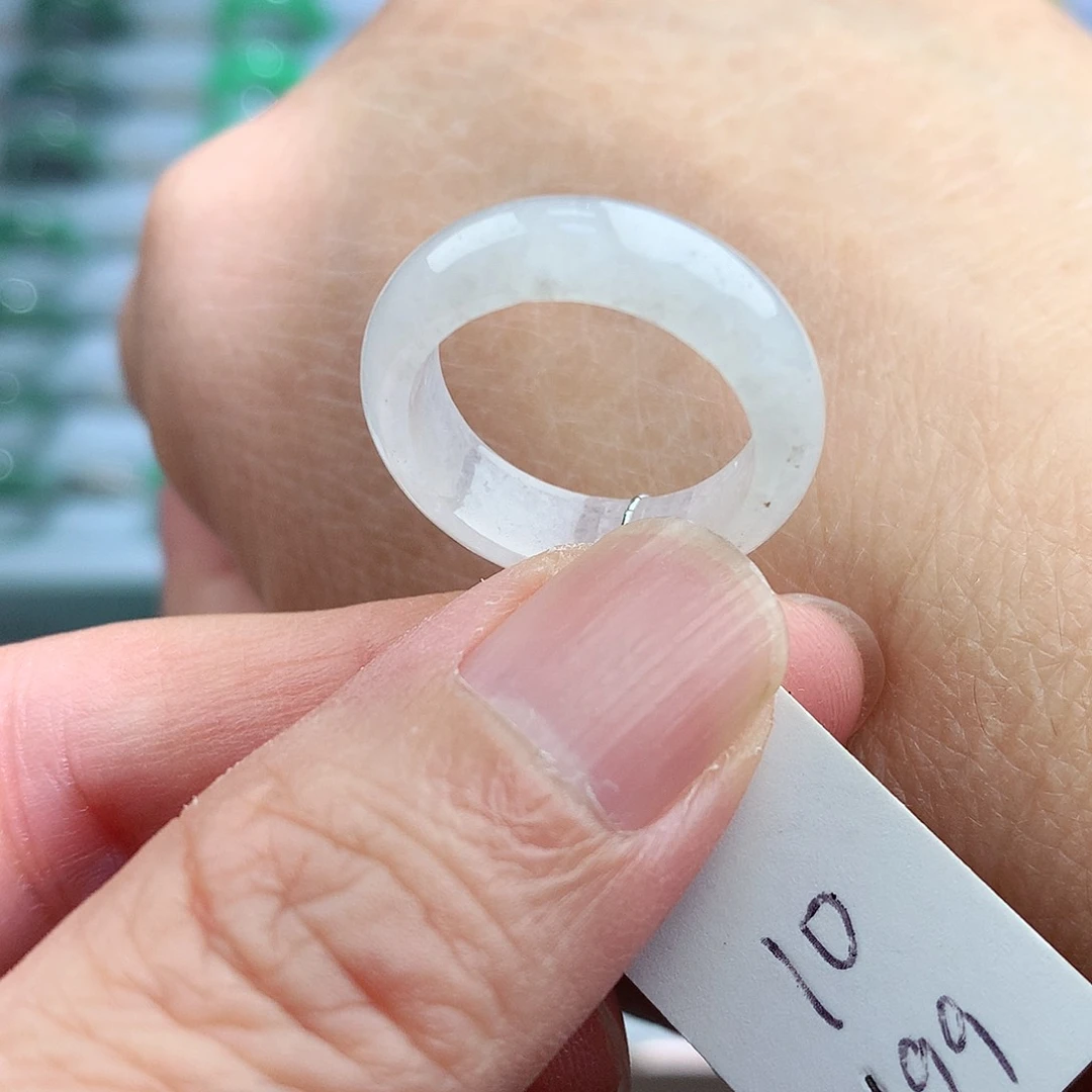 未镶嵌戒指翡翠10号