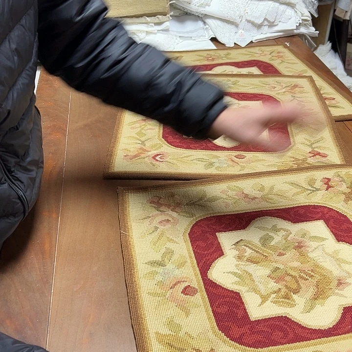 毛绒亚麻棉164-45厘米方