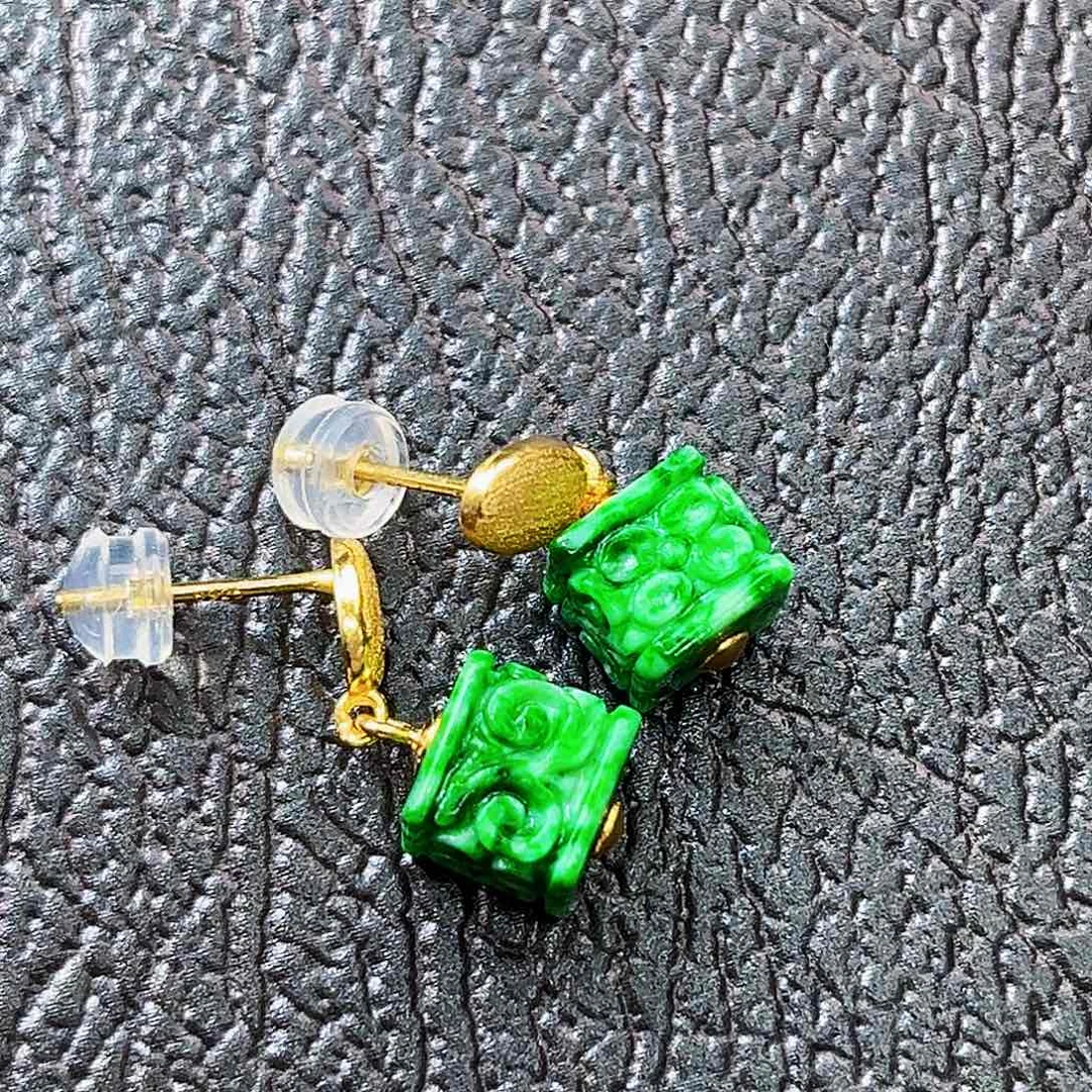 颈饰银S925镶嵌翡翠