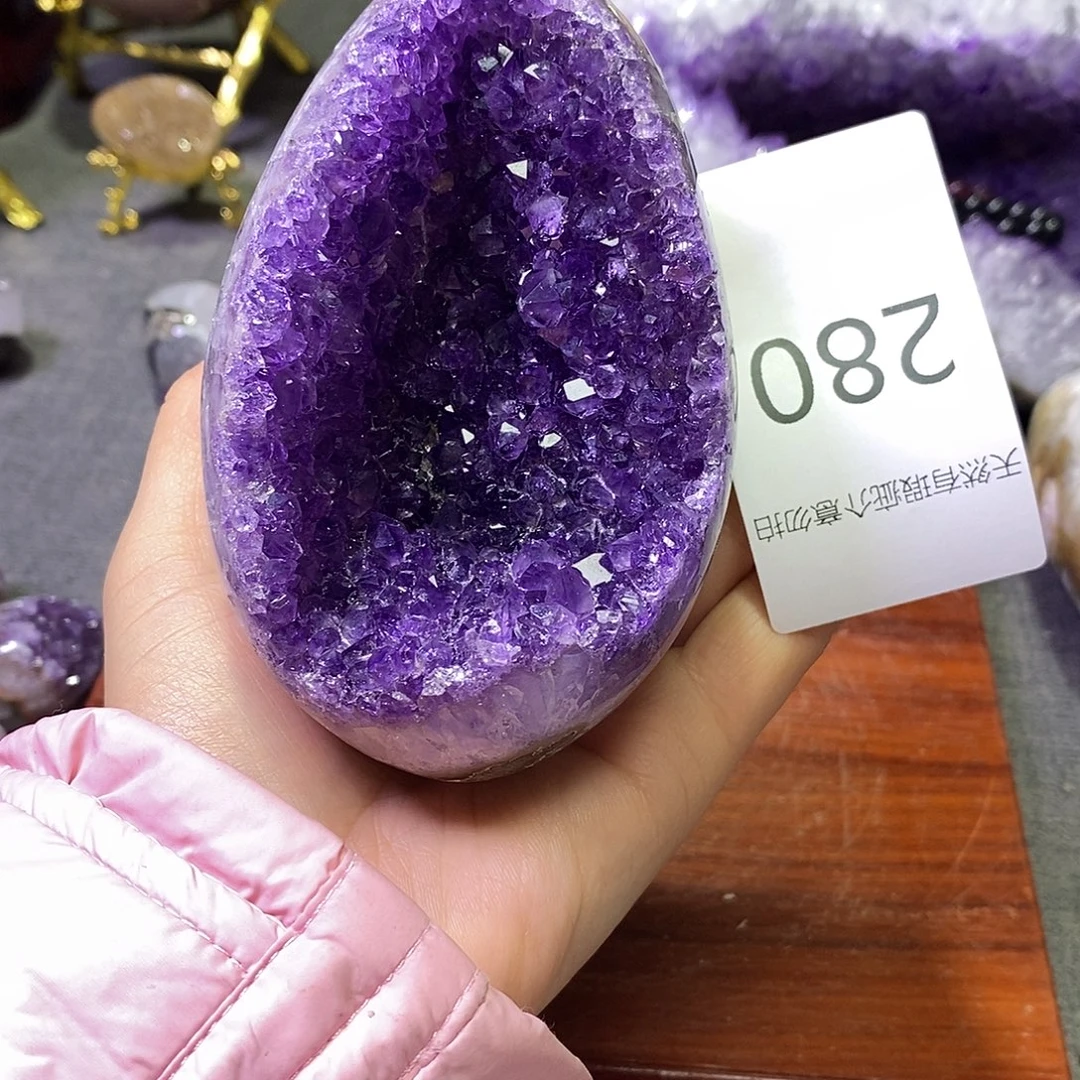 紫晶珠宝半成品未镶嵌