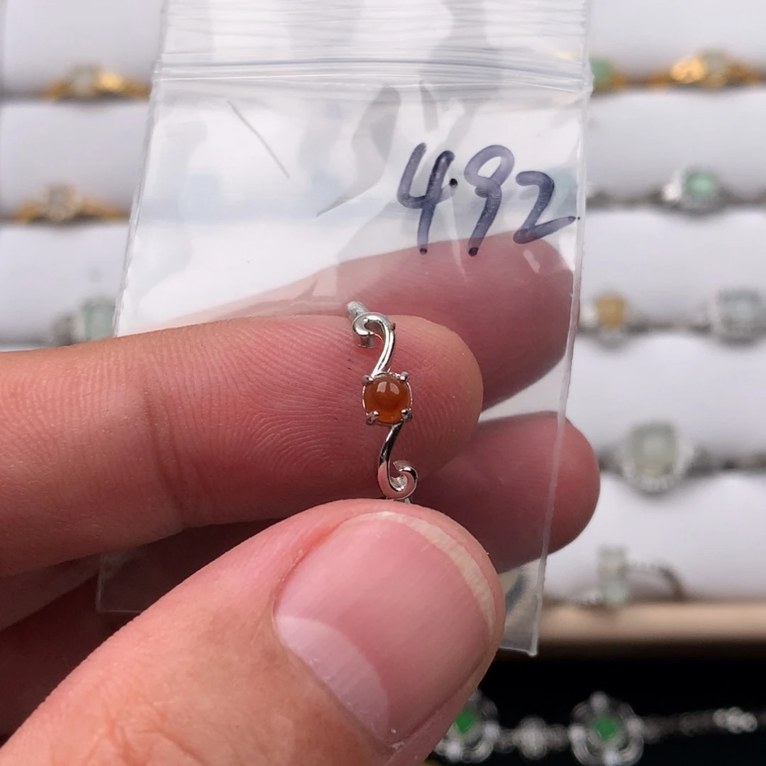 翡翠未镶嵌戒圈492