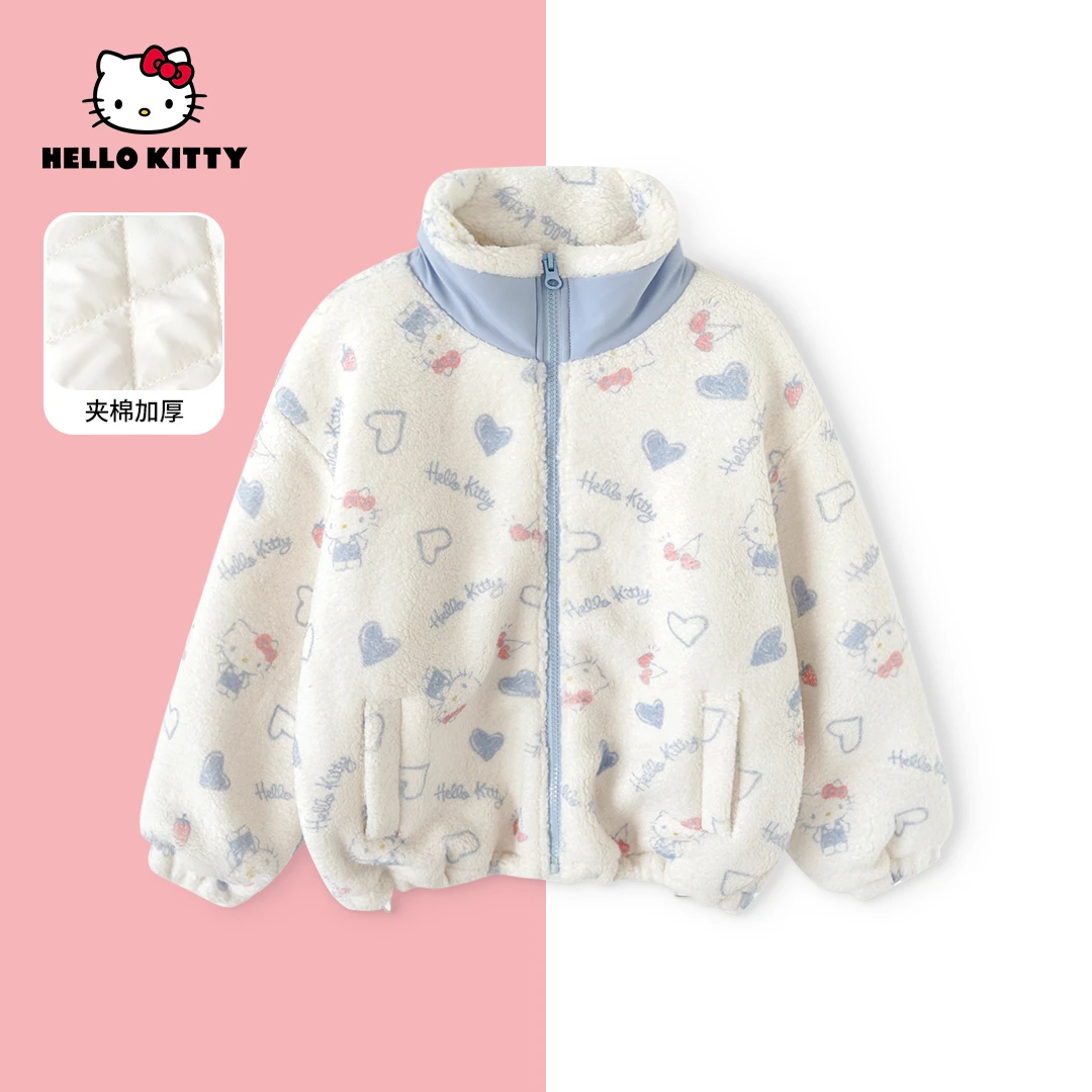HelloKitty冬季新款女童上衣中大童休闲可爱外套AC5428MK488 KT
