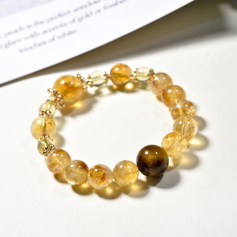 soyes/索野 【大金霸】蛇年原创天然黄塔晶手串（多样性发一）