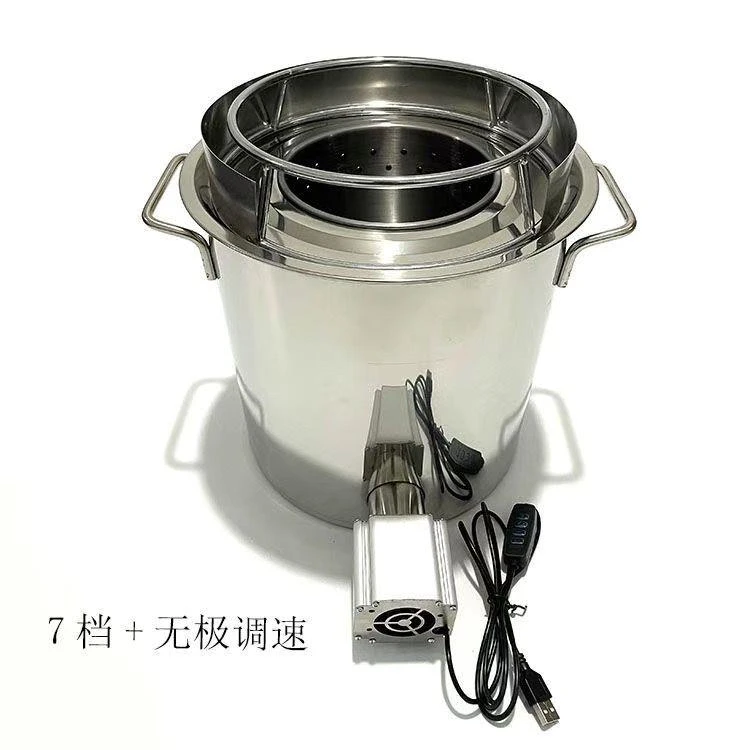 木柴简易气化炉农村便携无烟柴火炉灶家用炉子室内户外防风柴火炉