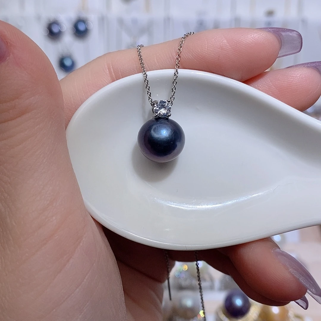 淡水珍珠未镶嵌吊坠(赠链)芊*结s y