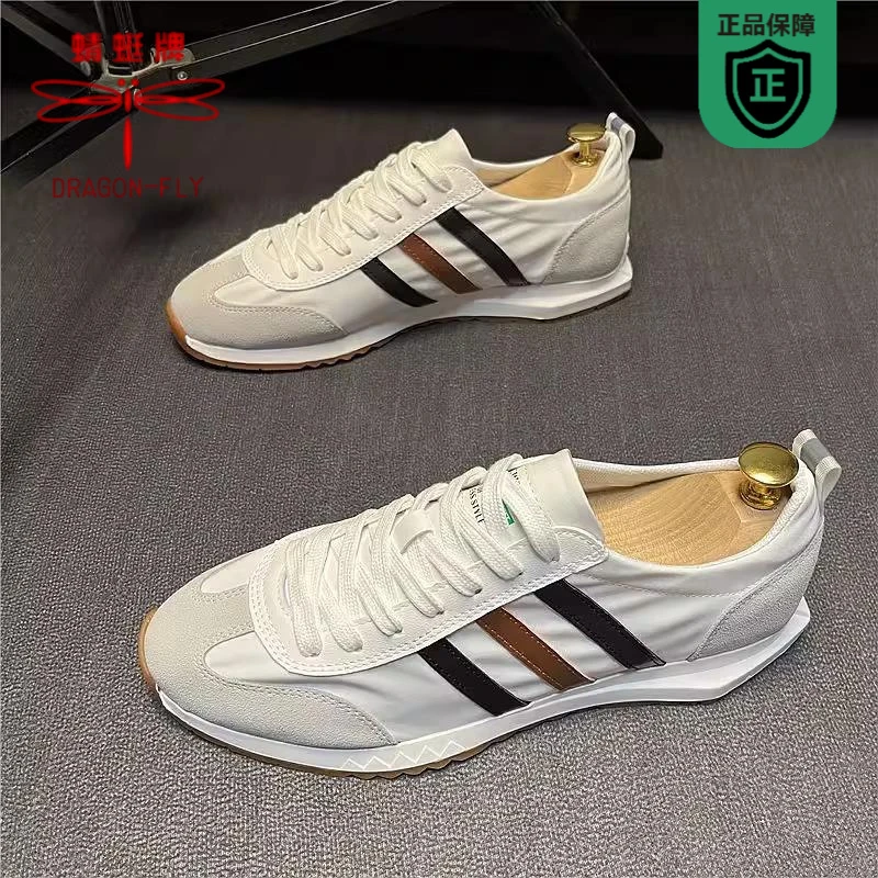 蜻蜓牌男鞋夏季透气2025新款休闲阿甘小白鞋子潮鞋百搭男士帆布运