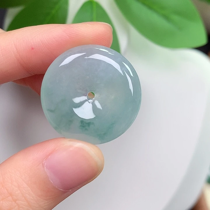 颈饰未镶嵌翡翠平安扣24.7-5.4mm