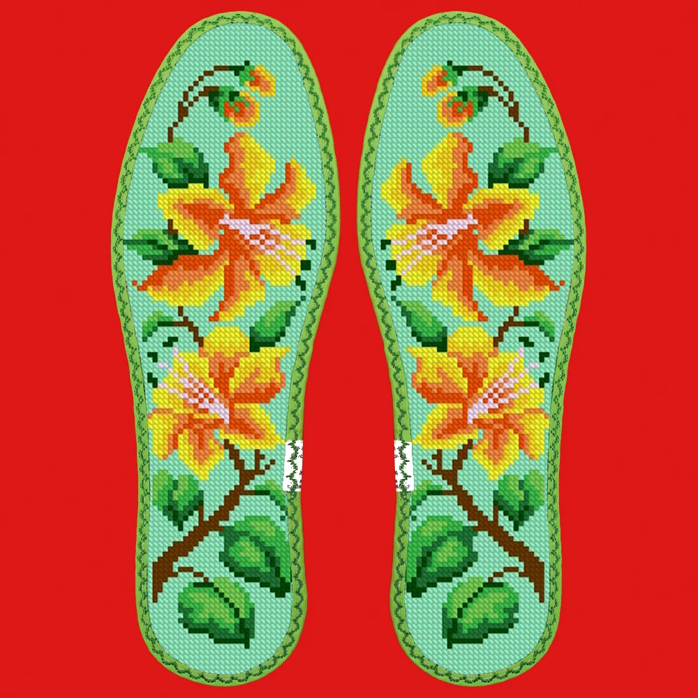 37码小格十字绣鞋垫7可选花样(直播间福利）