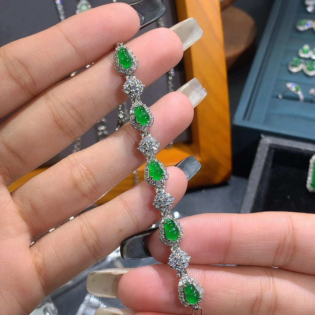 翡翠未镶嵌手链手链