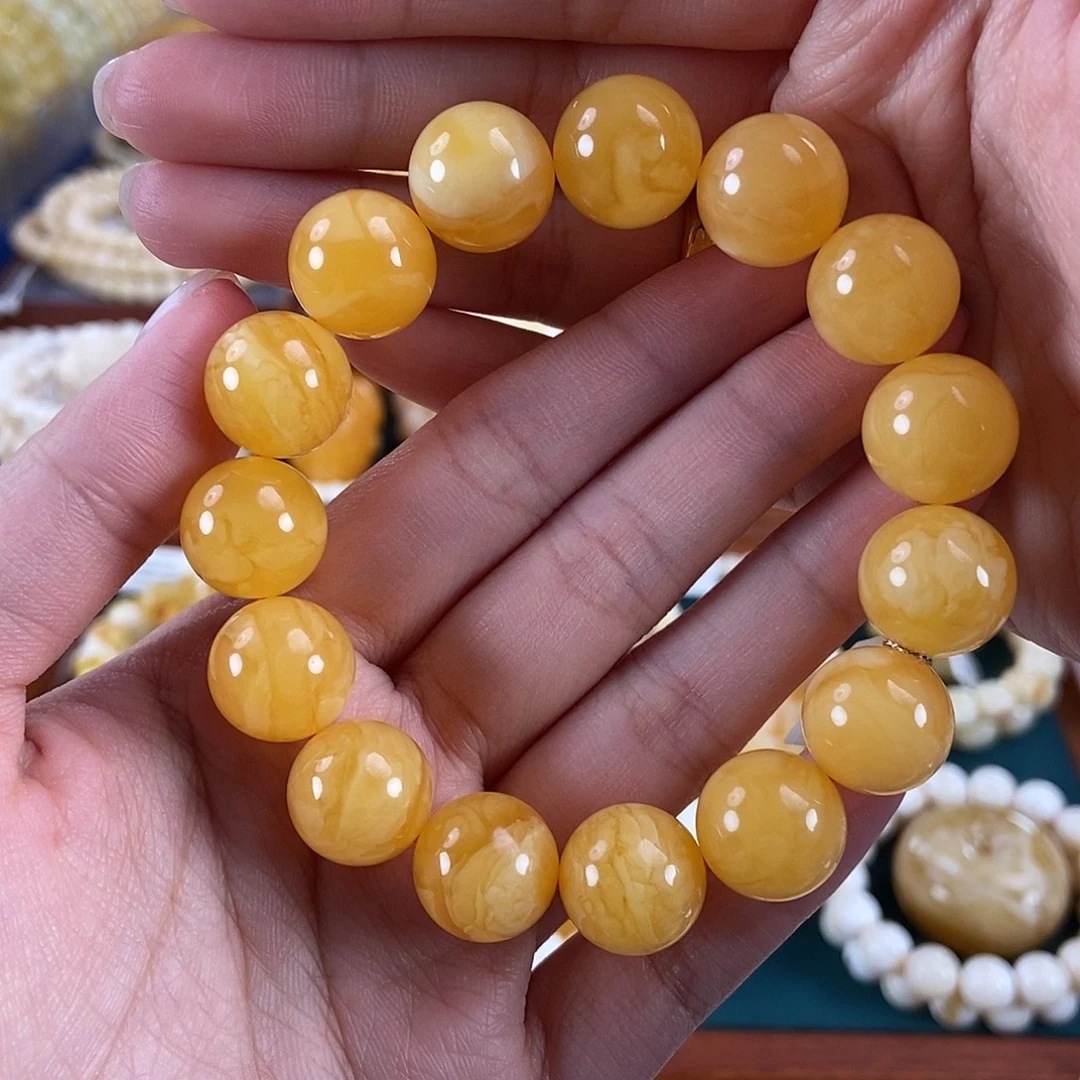 琥珀未镶嵌珠宝奇石14 24.65 鸡油红妖花