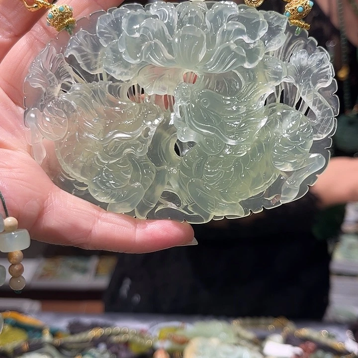未镶嵌岫玉毛衣链