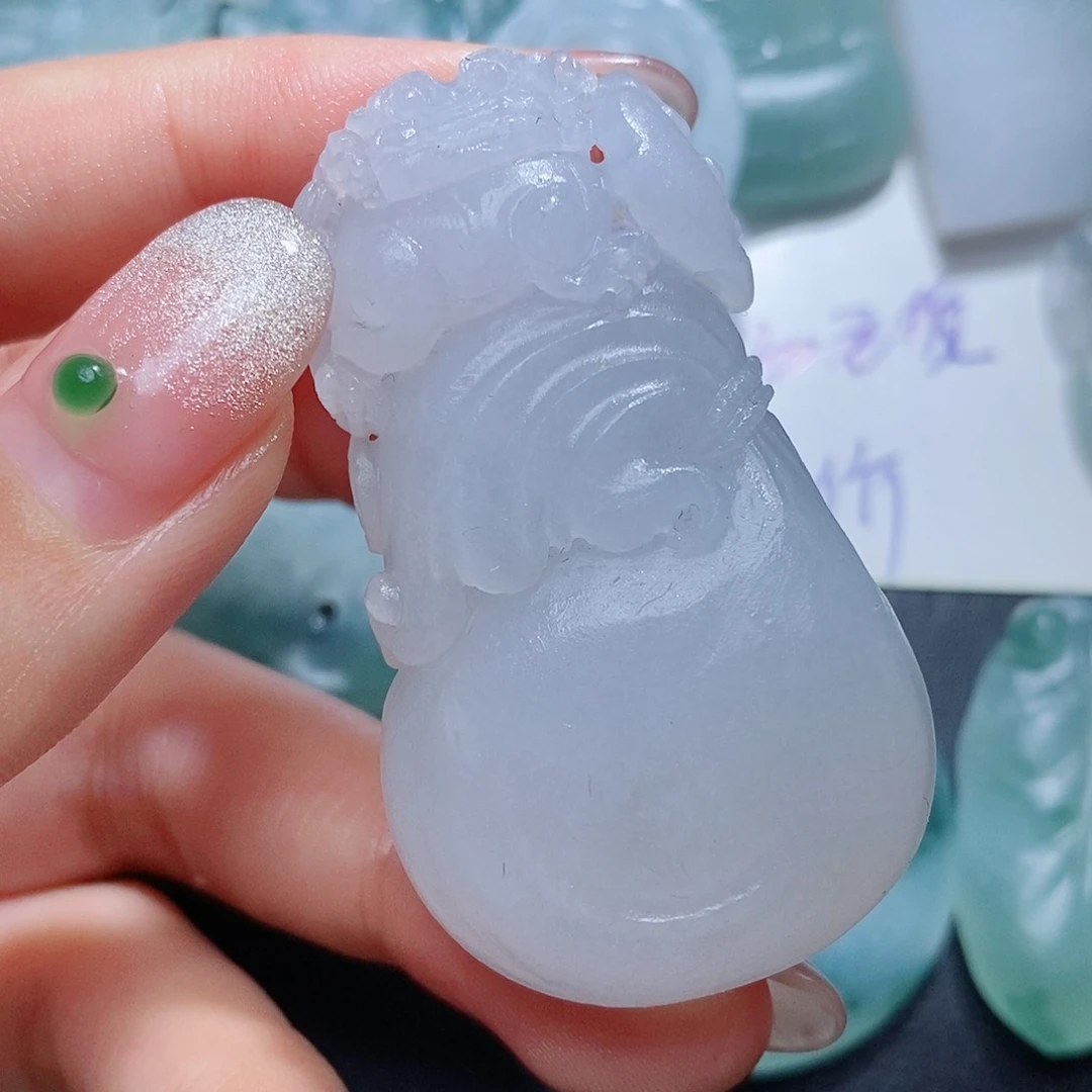 定制翡翠未镶嵌毛货付款后联系客服确认抛光