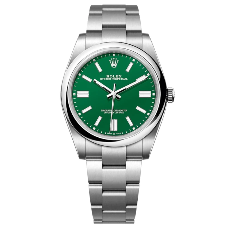99新 Rolex/劳力士 小表哥钟表/24年全套/124300恒动绿