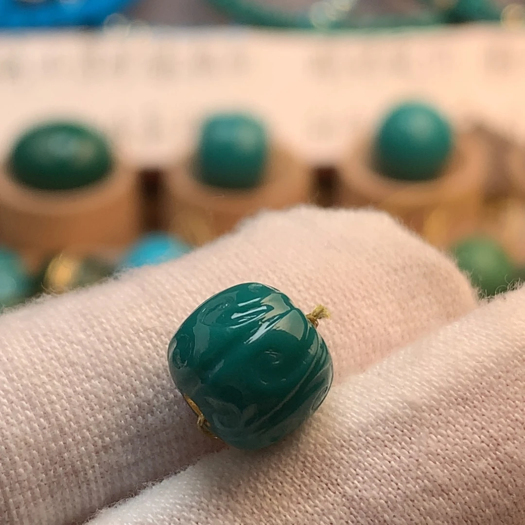 绿松石未镶嵌挂件10.2mm