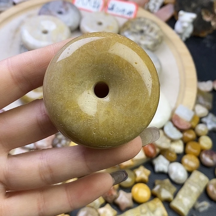 针钠钙石（海纹石）未镶嵌颈饰37