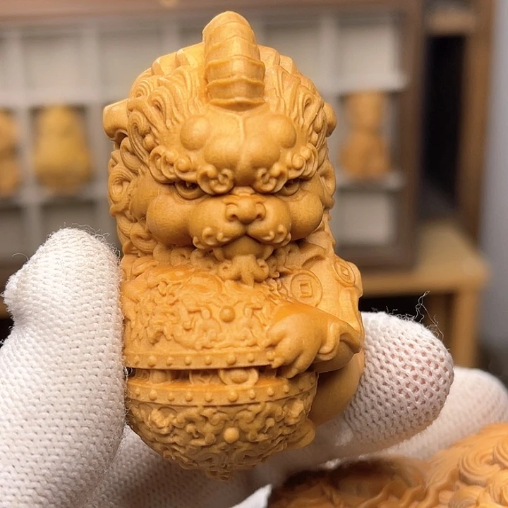 六公分貔貅手把件绳子六公分