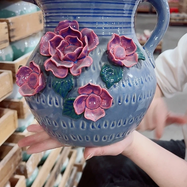 有孔，凑单福利满10元发货陶瓷多肉花盆！