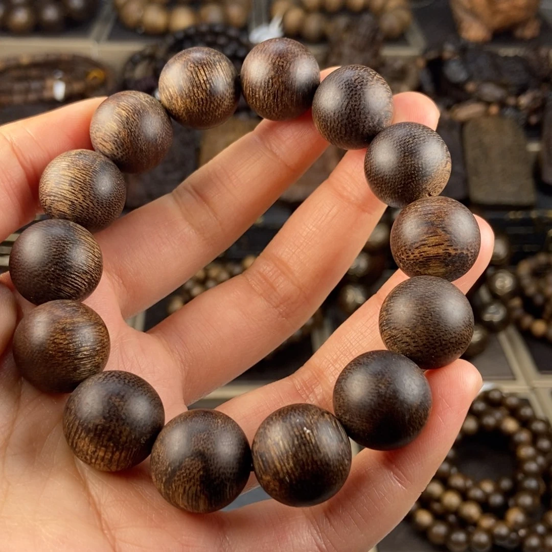 沉香手串韦*宝越南芽庄白棋楠老料