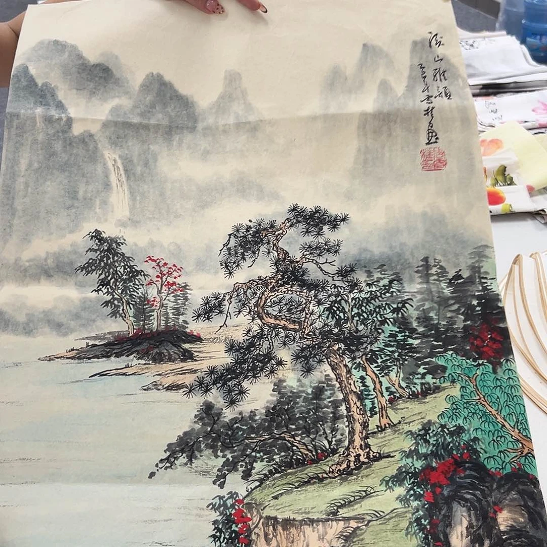 国画国画作品纯手绘