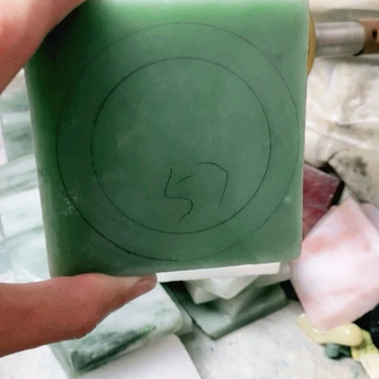 定制石英质玉雁**声手镯57圈口