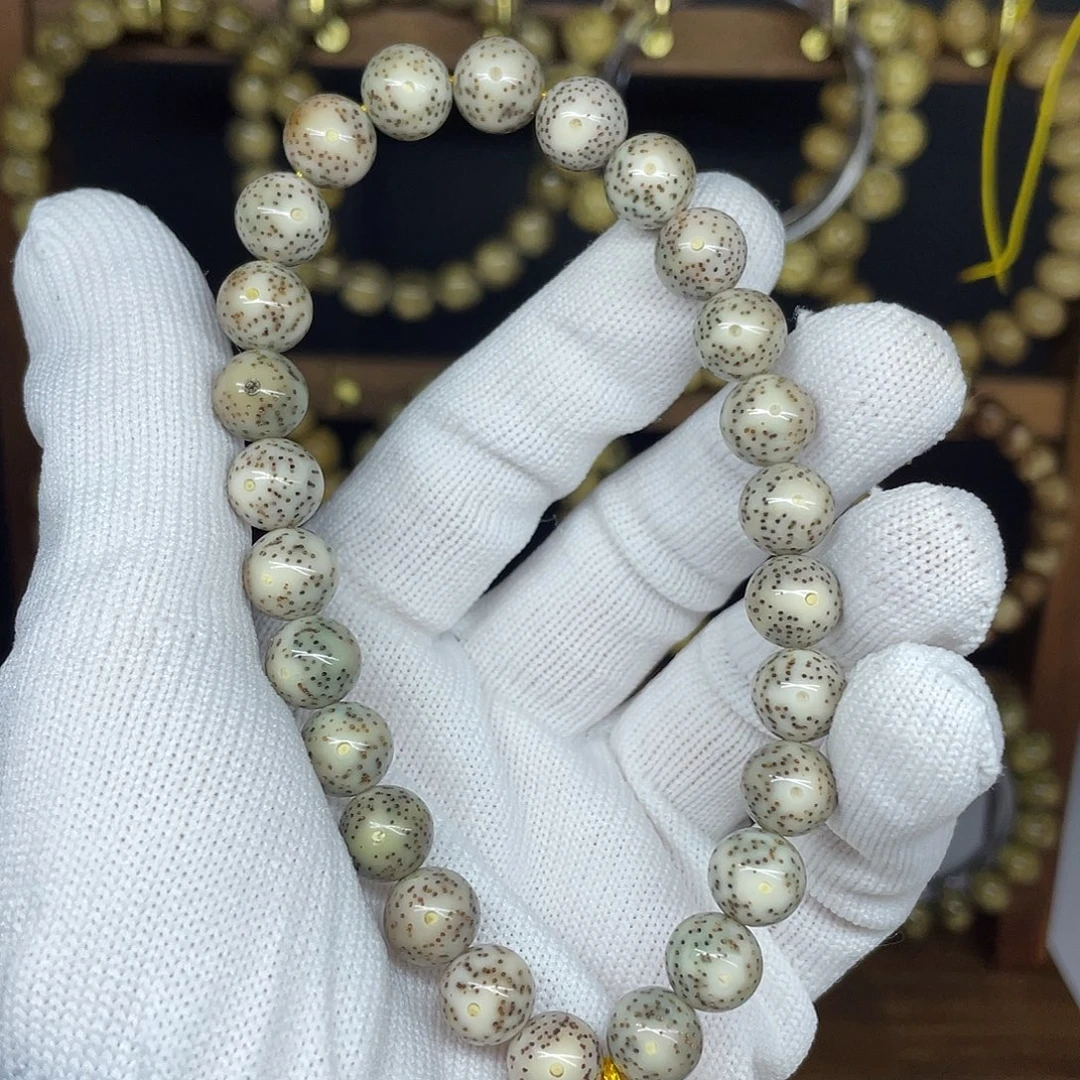 星月菩提吊坠10圆珠，月朗星稀