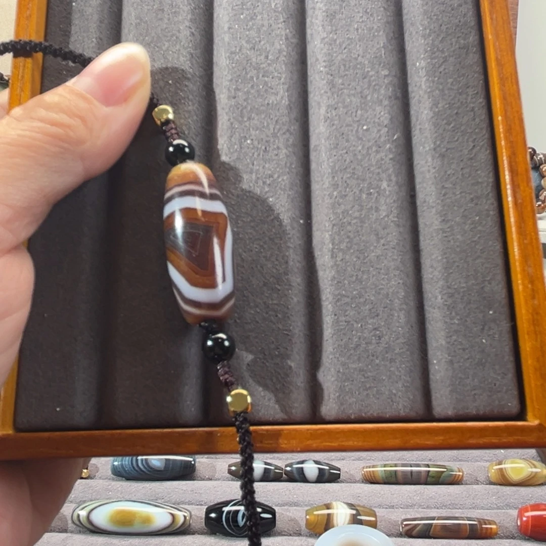 怪***椒玛瑙/玉髓合金颈饰