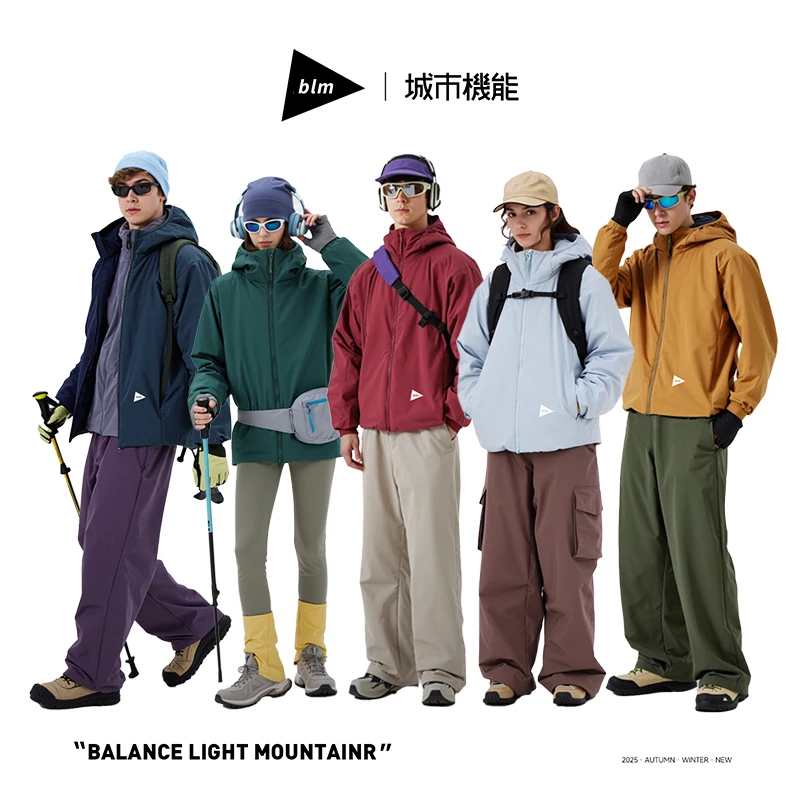 ▶ blm城市机能保暖连帽棉衣秋冬轻量化男女防寒棉服通勤防风外套