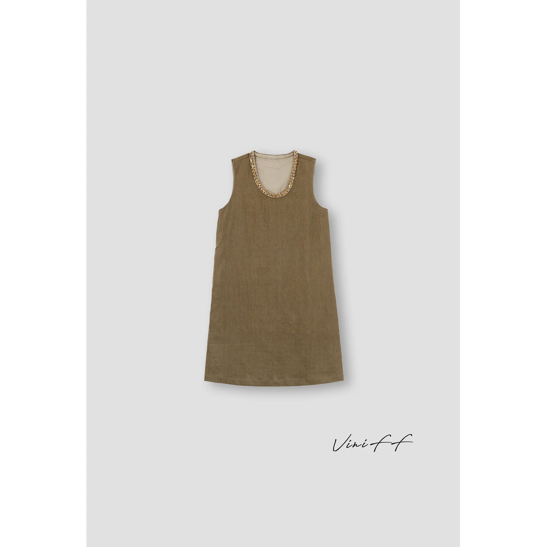 ViniFF薇妮｜【反季】473 无袖连衣裙WZ5CL014